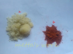 pewarna Indogosol a.natrium nitrit b.pewarna kuning